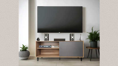 "Paris Desin Studio" TV STAND TV1291 120CM CHESTNUT/GRAPHITE
