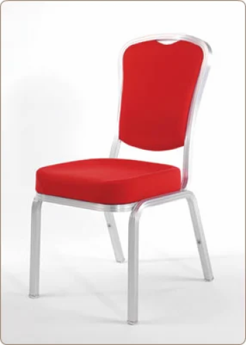Banquet chairs red and cream colours