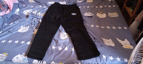 Black zipper hoodie with sweat pants