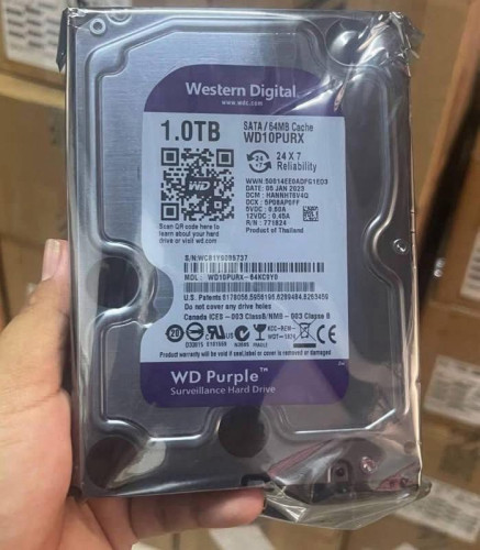 HDD Destop Brand WD Purple ទើបចូលស្តុកថ្មី ថ្មីប្រអប់ អីវ៉ាន់មាននៅក្នុងស្តុក បងៗ មានការធានា1ឆ្នាំពេញ