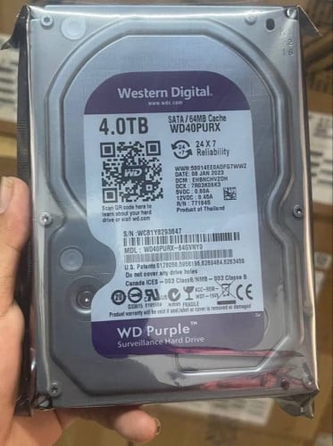 HDD Destop Brand WD Purple ទើបចូលស្តុកថ្មី ថ្មីប្រអប់ អីវ៉ាន់មាននៅក្នុងស្តុក បងៗ មានការធានា1ឆ្នាំពេញ