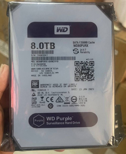HDD Destop Brand WD Purple ទើបចូលស្តុកថ្មី ថ្មីប្រអប់ អីវ៉ាន់មាននៅក្នុងស្តុក បងៗ មានការធានា1ឆ្នាំពេញ