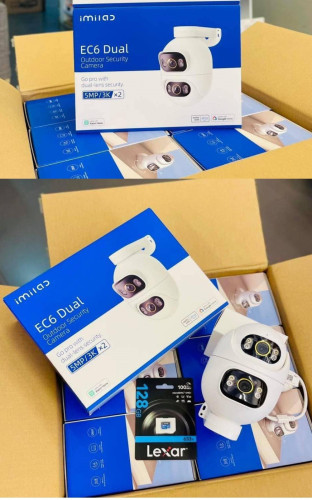 IMILAB EC6 Dual 3K+3K 10 Megapixels 360 PTZ Super Clear image quality មិនច្បាស់ប្តូរលុយជូនវិញ​