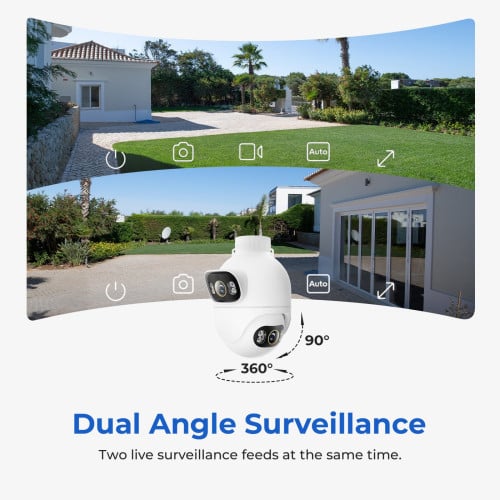 IMILAB EC6 Dual 3K+3K 10 Megapixels 360 PTZ Super Clear image quality មិនច្បាស់ប្តូរលុយជូនវិញ​