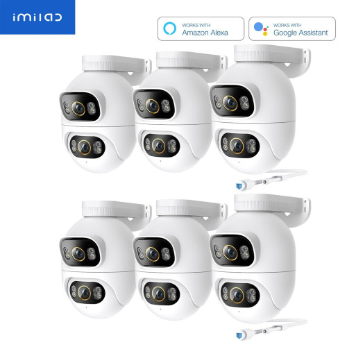 IMILAB EC6 Dual 3K+3K 10 Megapixels 360 PTZ Super Clear image quality មិនច្បាស់ប្តូរលុយជូនវិញ​