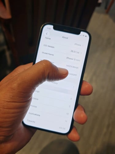 iPhone 12mini 64G អេក្រង់ហ្សុីន ស្កេន👉$115