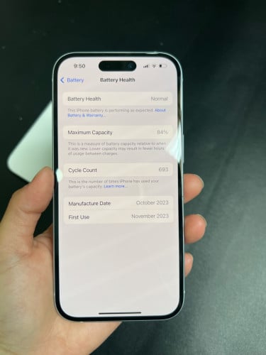 iPhone 15 128gb ZP មួយទឹក ម៉ាស៊ីនសំនុំ