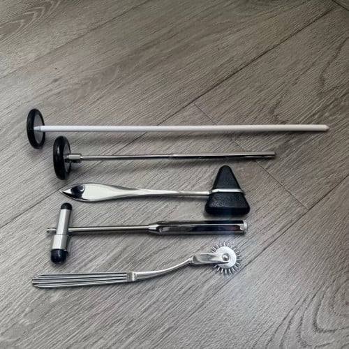 Set Medical Neurological Hammer, Diagnostic Hammer, Percussion Hammer