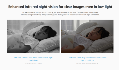 Xiaomi 360° Home Security Camera 2K F1.4 ច្បាស់ជាងHD 4 ដង ដងធានាមិនច្បាស់ប្តូរលុយជូនវិញ