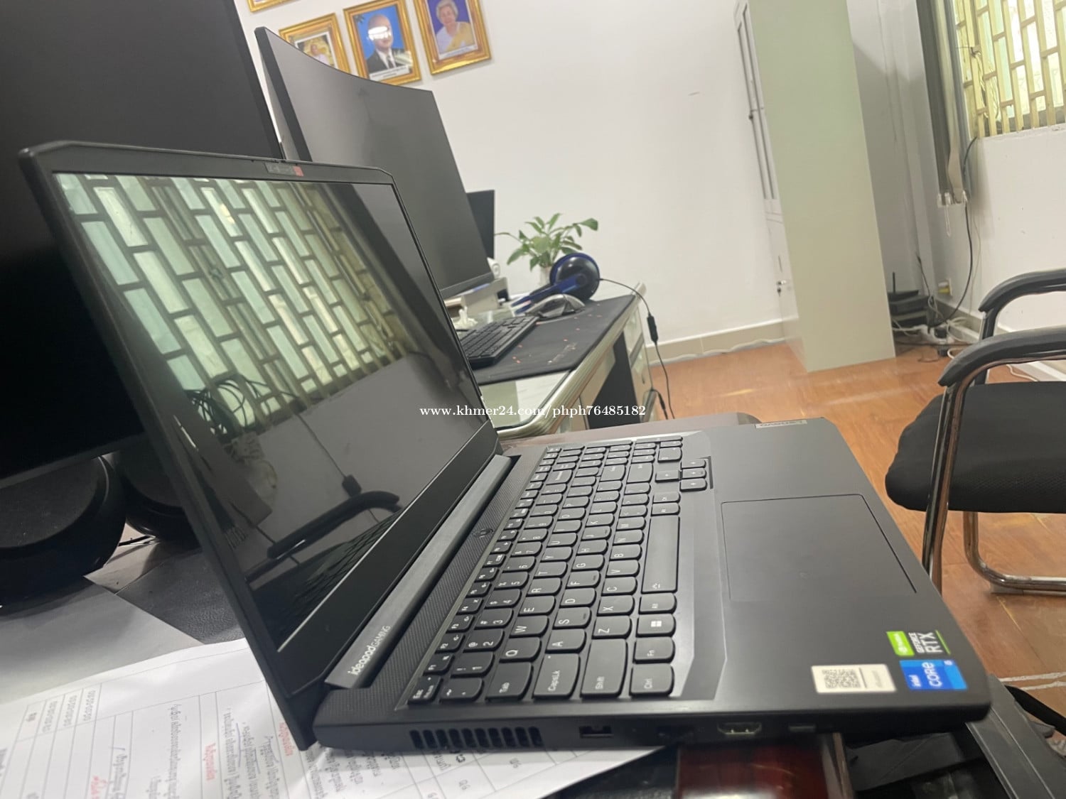 លក់កុំព្យូទ័រ laptop Lenovo i5 VGA 3050 8g ថ្មី98%