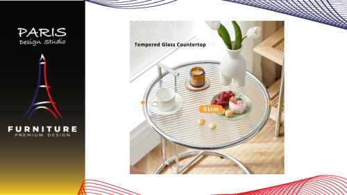 " Paris Design Studio "Coffee table, transparent lift coffee table