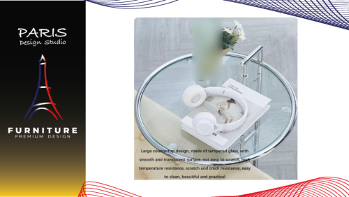 " Paris Design Studio "Coffee table, transparent lift coffee table