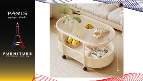 " Paris Design Studio " glass coffee table