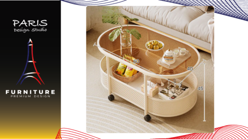 " Paris Design Studio " glass coffee table
