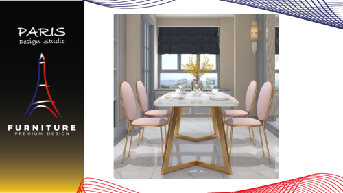 " Paris Design Studio " Marble dining table