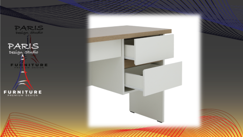 " Paris Design Studio " MINIO Working Table with 3 Drawers