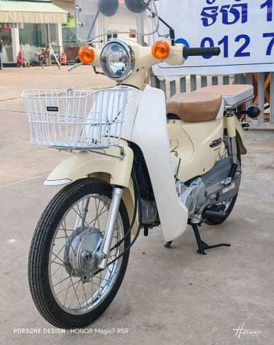 ជប៉ុន🎌Honda Super Cub FI 110cc ខ្ចីខ្លាំង ធានាទឹកថ្នាំសុីន🎌 ក្រដាស់ពន្ធជូន 📋