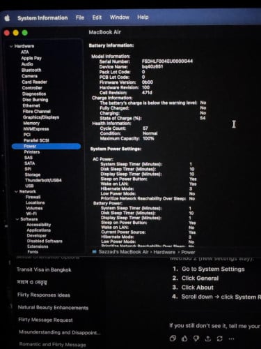 🔥 URGENT SALE – MacBook Air M4 (16GB / 512GB) – MIDNIGHT 🔥