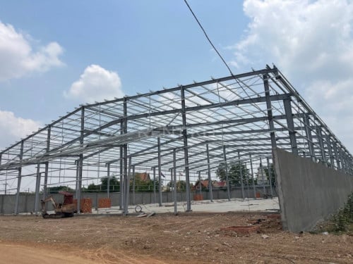 ឃ្លាំងសំរាប់ជួលនៅព្រែកព្នៅ ផ្លូវទំនប់ស្រូវ / Warehouse for Rent in Khan Prek Pnov, Kob Srov Blvd