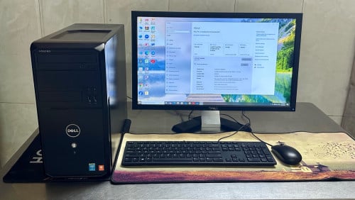 ១ឈុត Dell Monitor 24inch CPU Core i5 4690 3.5GHz Ram 8GBSSD128GBHDD500GB Free keyboard mouse 2គ្រាប់