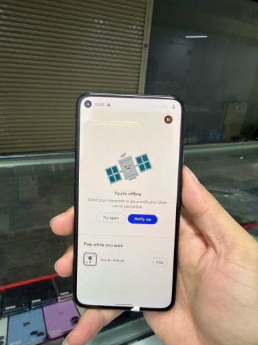 Google Pixel 5 Black Ram6GB HD128GB Phone Condition 95% , ដានអេក្រង់ , ម៉ាស៊ីនសានុំ