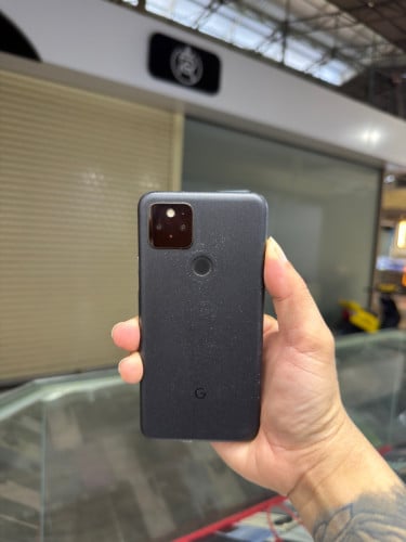 Google Pixel 5 Black Ram6GB HD128GB Phone Condition 95% , ដានអេក្រង់ , ម៉ាស៊ីនសានុំ