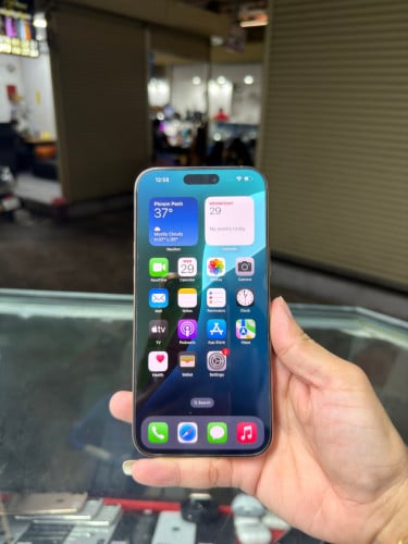 iPhone 16 Pro Max Desert KH/A HD512GB Phone Condition 98% 🔋93% , ខូចញ័រ ,  ម៉ាស៊ីនហ្សីន