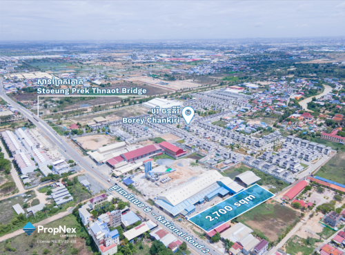 Land for Rent โ Prime Location Along Main Road, ideal for business, warehouses, storage.