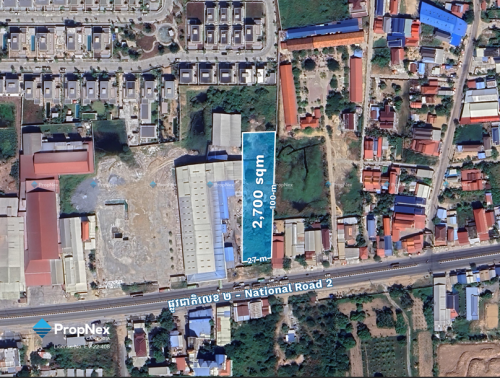 Land for Rent โ Prime Location Along Main Road, ideal for business, warehouses, storage.
