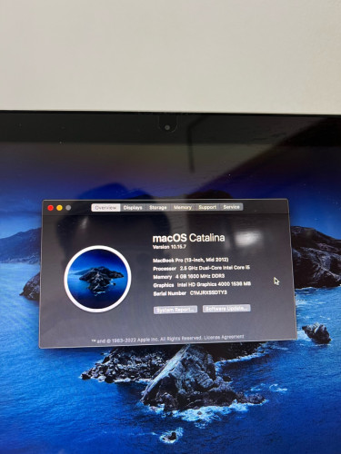 MACBOOK Pro 2012