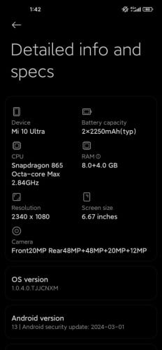 Mi 10Ultra