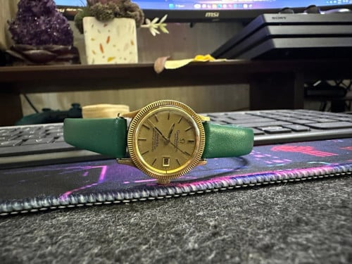 OMEGA CONSTELLATION បុរាណ សំរាប់នារី យូៗជួបមួយផ្លាក់ទីនតាន់ 18K ទាំងមុខនិងតួ💪