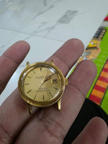 OMEGA CONSTELLATION បុរាណ សំរាប់នារី យូៗជួបមួយផ្លាក់ទីនតាន់ 18K ទាំងមុខនិងតួ💪