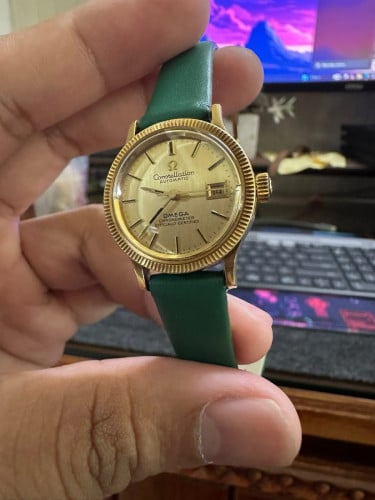 OMEGA CONSTELLATION បុរាណ សំរាប់នារី យូៗជួបមួយផ្លាក់ទីនតាន់ 18K ទាំងមុខនិងតួ💪
