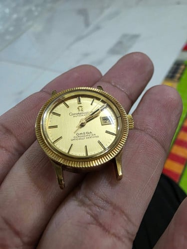 OMEGA CONSTELLATION បុរាណ សំរាប់នារី យូៗជួបមួយផ្លាក់ទីនតាន់ 18K ទាំងមុខនិងតួ💪