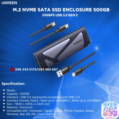 SSD EXTERNAL M2 500GB-1TB-2TB