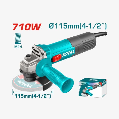 TOTAL Angle Grinder 710 W (TG10710076)