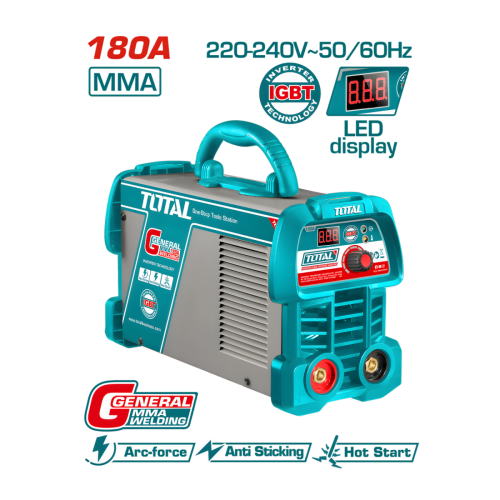 TOTAL Inverter MMA Welding Machine 180 A (TW218059)