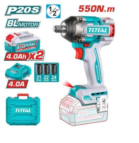 TOTAL Li-ion Impact Wrench (TIWLI2055)