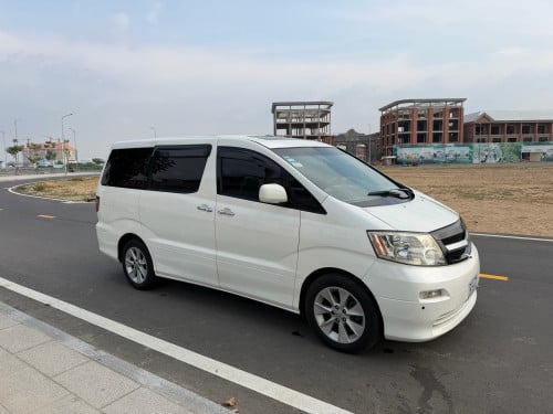 Toyota Alphard 2004 V6 សាំង ទ្វារអូតូ2 ដំបូលបេីក2តង់ ហ្គាស់ហេីយ