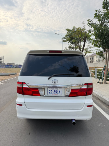 Toyota Alphard 2004 V6 សាំង ទ្វារអូតូ2 ដំបូលបេីក2តង់ ហ្គាស់ហេីយ