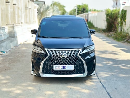 TOYOTA ALPHARD 2016 V6 Executive Lounge Full Option ពណ៌ខ្មៅ ក្នុងខ្មៅ (2BR) Upgrade Lexus LM