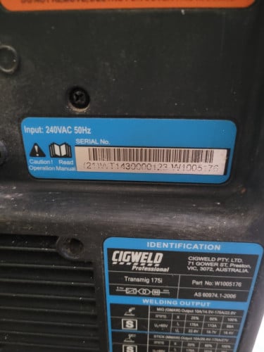 Welding Machine CIGWELD Transmig 175i