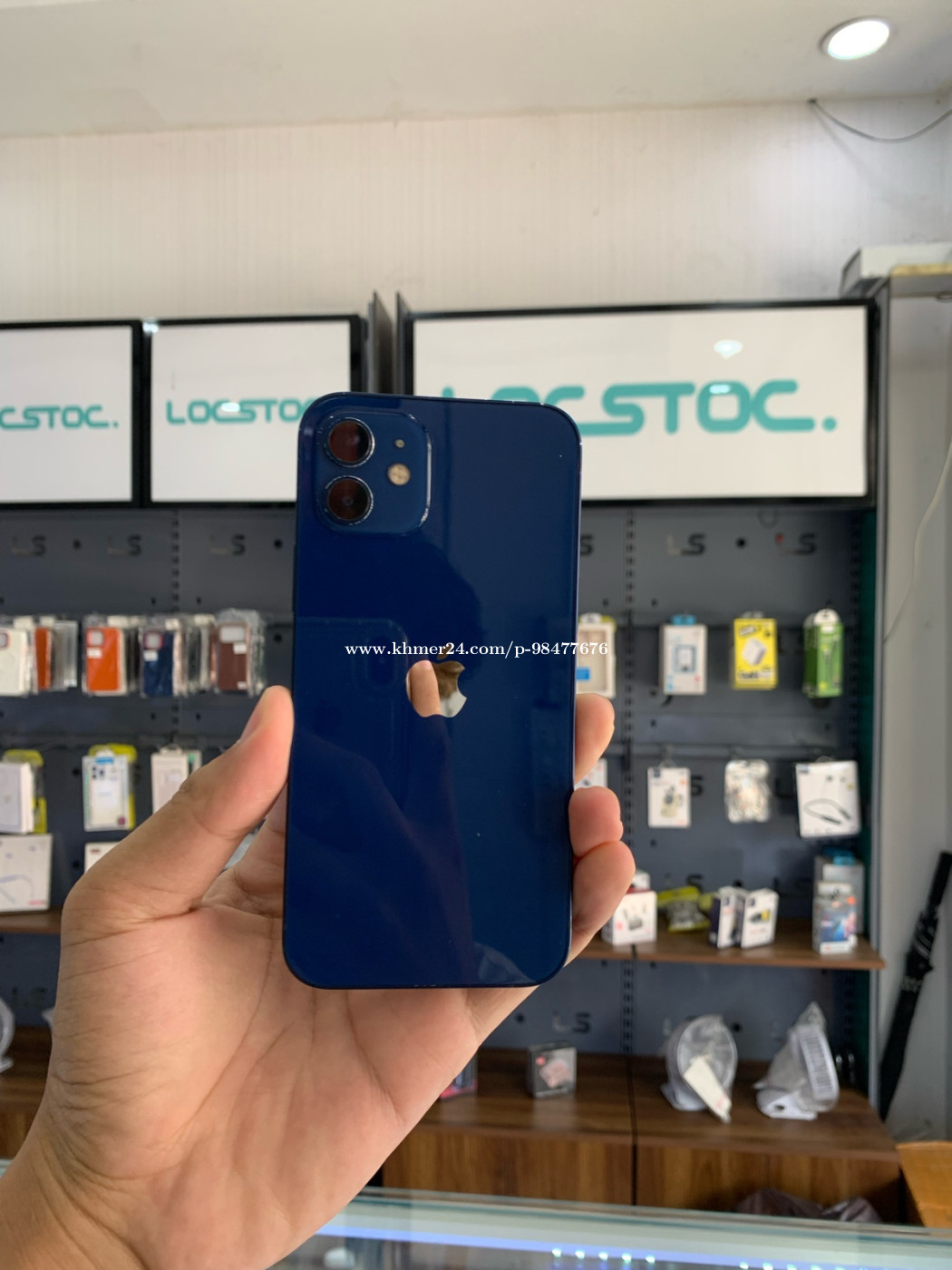 iPhone 12/64GB/LLA/ពណ៏ខៀវ