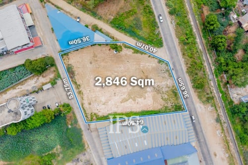 #FOESALE 🏗 ដីទំហំ 2,846 ម៉ែត្រការេ -📍សំរោងក្រោម, ភ្នំពេញ