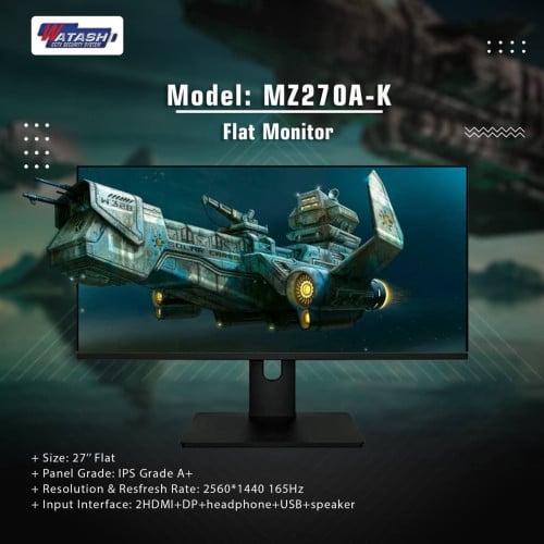 🫱Monitor brand Watashi មាន 24" 27" 32" ថ្មីប្រអប់ ១០០%