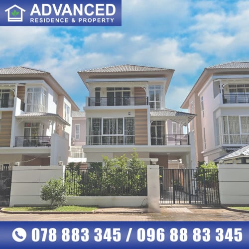 🏘 វីឡាចាស្មីនណា (Jasmina) លើផ្លូវធំ Polaris ក្នុងបុរី ប៉េងហួតបឹងស្នោ ត្រូវការលក់បន្ទាន់ខ្លាំង