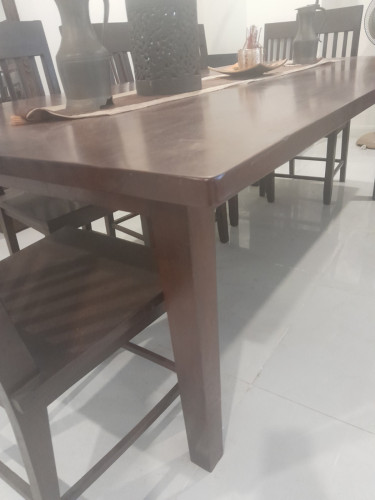 Dining table with 8 chairs