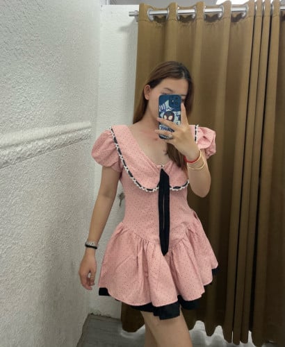 Dress (ថ្មី)👗សម្រាប់ពាក់ចូលរួមកម្មវិធីខួបកំណេីតឬជប់លៀង