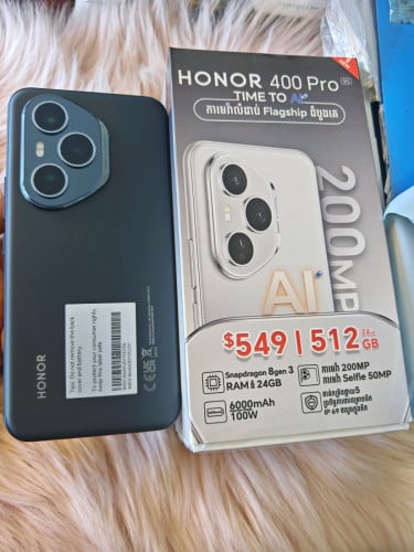 HONOR 400 PRO មួយទឹកស្អាត 99%